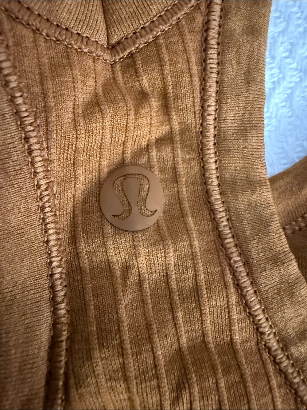 Lululemon Ribbed Racerback Tank Top, Brown - Picture 8 of 10